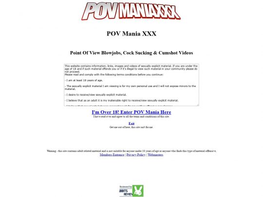 POV Mania XXX